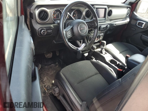 2021 Jeep Wrangler Sport with VIN 1C4GJXAN1MW683604, listed as a Copart auction lot 53838925 with 18,771 mi miles and Salvage title. Bid and sale history available at DreamBid. Image 8.