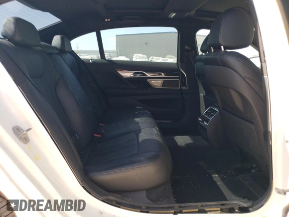 2018 BMW 7 Series 740i with VIN WBA7E2C58JG741652, listed as a Copart auction lot 57802073 with 79,441 mi miles. Bid and sale history available at carsss.com. Image 10.