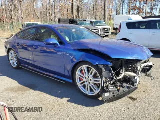 2017 Audi S7 Premium Plus with VIN WAUWFAFC0HN017974, listed as a Copart auction lot 79902564 with 90,609 mi miles and Salvage Title. Bid and sale history available at carsss.com. Image 4.