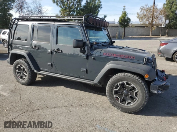 2017 Jeep Wrangler Unlimited Rubicon Recon with VIN 1C4BJWFG4HL533413, listed as a Copart auction lot 86196194 with 39,162 mi miles and Salvage title. Bid and sale history available at DreamBid. Image 4.