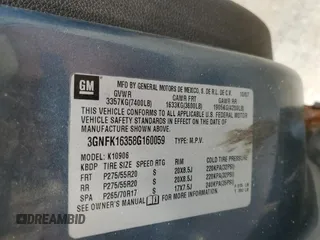 2008 Chevrolet Suburban LTZ with VIN 3GNFK16358G160059, listed as a Copart auction lot 64144754 with 0 mi miles and Non Repairable. Bid and sale history available at carsss.com. Image 13.