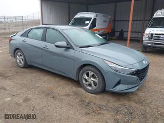 2022 Hyundai Elantra SE with VIN KMHLL4AG3NU351004, listed as a IAAI auction lot 41480234 with 48,485 mi miles. Bid and sale history available at carsss.com. Image 1.