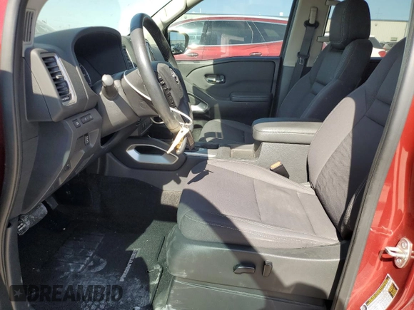 2022 Nissan Frontier S with VIN 1N6ED1EK5NN628959, listed as a Copart auction lot 67492454 with 33,617 mi miles and Salvage Title. Bid and sale history available at carsss.com. Image 7.
