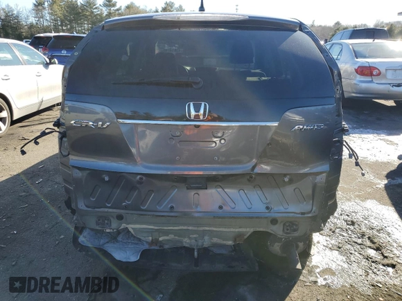 2013 Honda CR-V EX with VIN 2HKRM4H57DH668406, listed as a Copart auction lot 43614265 with 0 mi miles and Salvage Title. Bid and sale history available at carsss.com. Image 6.