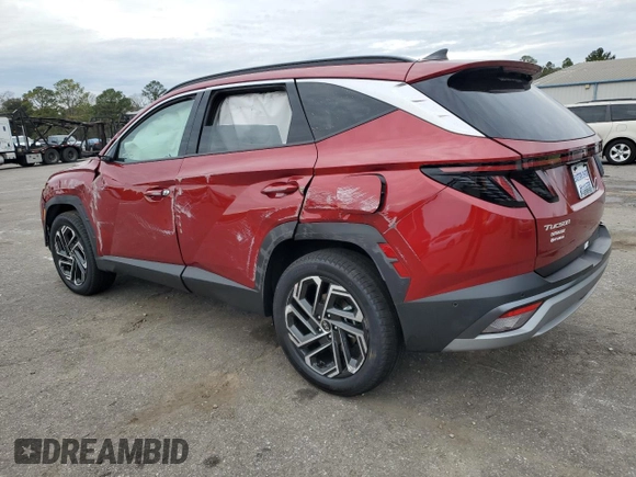 2025 Hyundai Tucson Limited with VIN 5NMJECDEXSH500179, listed as a Copart auction lot 87800555 with 663 mi miles and Salvage Title. Bid and sale history available at carsss.com. Image 2.