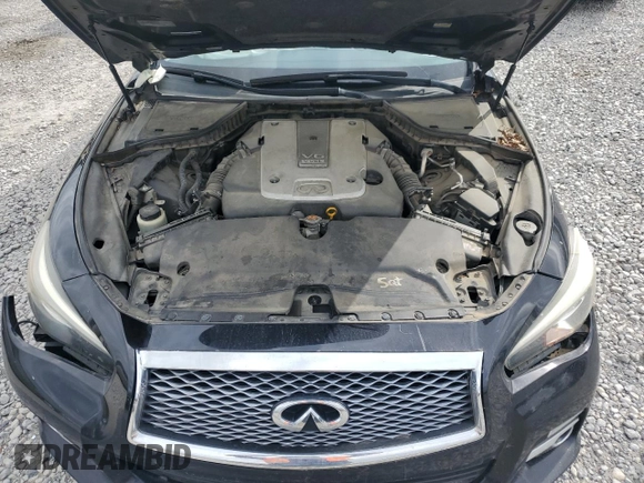 2014 Infiniti Q50 with VIN JN1BV7AP7EM691691, listed as a Copart auction lot 51121275 with 310,795 mi miles and Salvage title. Bid and sale history available at DreamBid. Image 12.