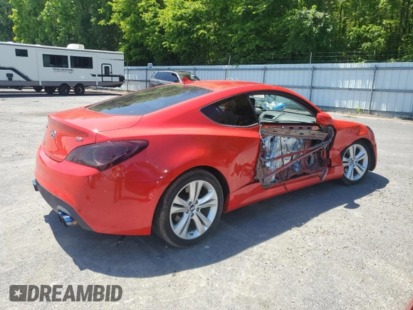 2012 Hyundai Genesis Coupe 2.0T с VIN KMHHT6KD4CU070767, выставлен на аукционе Copart как лот 59059055 с пробегом 105 659 миль миль и Списание • Salvage title. История ставок и продаж доступна на DreamBid. Изображение 3.