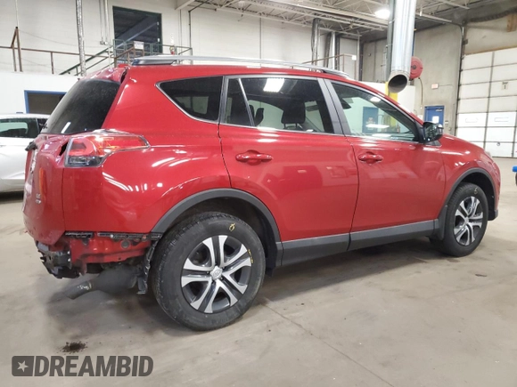 2017 Toyota RAV4 LE with VIN 2T3BFREV1HW574145, listed as a Copart auction lot 53735635 with 79,688 mi miles and Salvage Title. Bid and sale history available at DreamBid. Image 3.