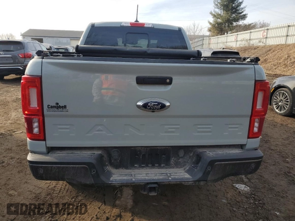 2021 Ford Ranger XL with VIN 1FTER4FH1MLD83726, listed as a Copart auction lot 48965935 with 41,121 mi miles and Salvage Title. Bid and sale history available at carsss.com. Image 6.