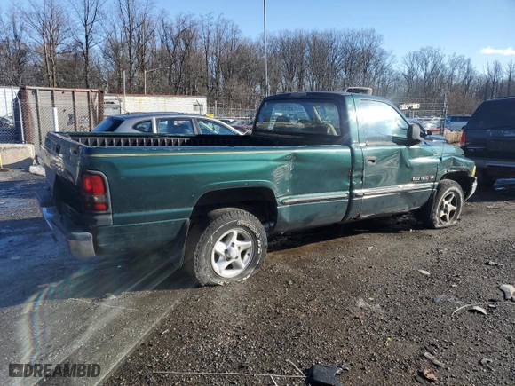 1999 Dodge Ram 1500 with VIN 1B7HC16Z9XS154873, listed as a Copart auction lot 82997084 with 165,875 mi miles and Salvage Title. Bid and sale history available at carsss.com. Image 3.