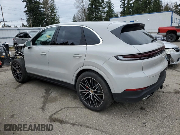 2024 Porsche Cayenne S with VIN WP1AL2AY3RDA34658, listed as a Copart auction lot 49486945 with 5,129 mi miles and Salvage title. Bid and sale history available at DreamBid. Image 2.