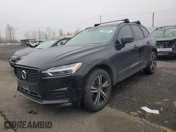 2018 Volvo XC60 R-Design with VIN YV4A22RM0J1047067, listed as a Copart auction lot 88360895 with 62,658 mi miles and Salvage title. Bid and sale history available at DreamBid. Image 1.