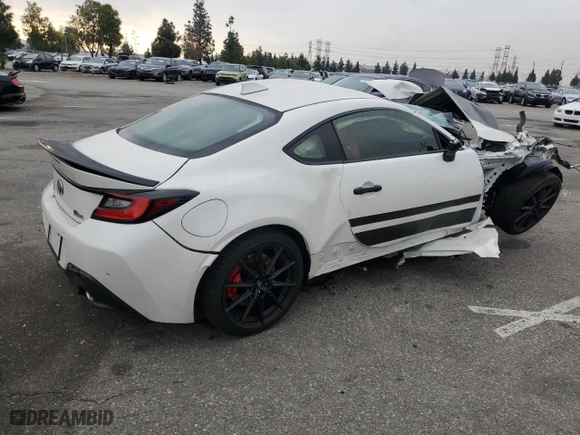 2024 Toyota GR86 TRUENO Edition with VIN JF1ZNBM10R8751854, listed as a Copart auction lot 43081475 with 0 mi miles and Salvage Title. Bid and sale history available at carsss.com. Image 3.