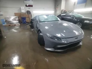 2019 Aston Martin Vantage with VIN SCFSMGAW7KGN02038, listed as a Copart auction lot 86830384 with 0 mi miles and Salvage Title. Bid and sale history available at carsss.com. Image 14.