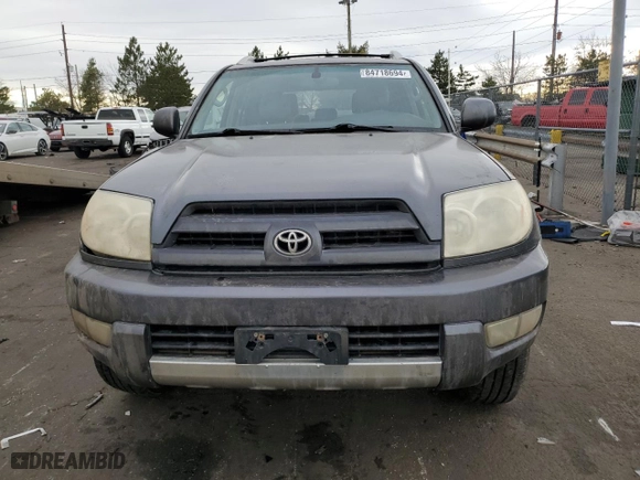 2004 Toyota 4Runner Limited with VIN JTEBU17R540053883, listed as a Copart auction lot 84718694 with 243,820 mi miles and Salvage Title. Bid and sale history available at carsss.com. Image 5.