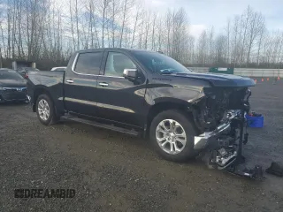 2023 Chevrolet Silverado 1500 LTZ with VIN 1GCUDGE82PZ300156, listed as a Copart auction lot 50273805 with 20,258 mi miles and Salvage Title. Bid and sale history available at carsss.com. Image 4.