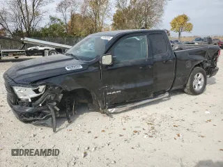 2020 Ram 1500 Big Horn with VIN 1C6SRFBT8LN196714, listed as a Copart auction lot 76988584 with 46,444 mi miles and Non Repairable. Bid and sale history available at carsss.com. Image 1.