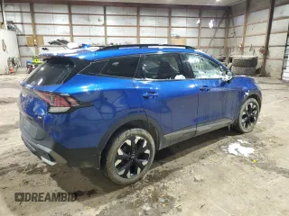 2023 Kia Sportage X-Line with VIN 5XYK6CAF7PG045310, listed as a Copart auction lot 45126015 with 46,819 mi miles and Salvage Title. Bid and sale history available at DreamBid. Image 3.