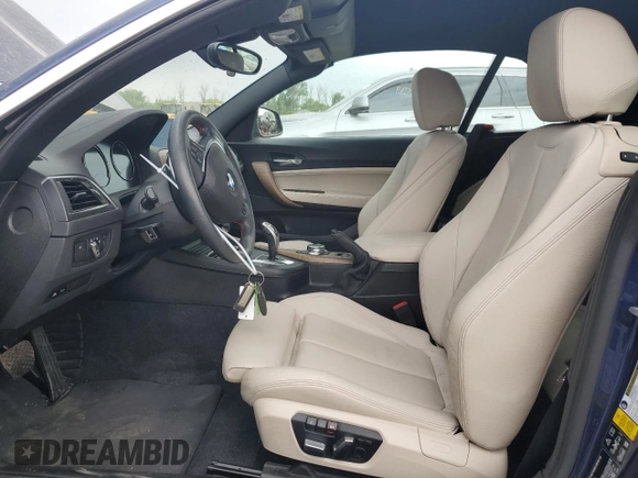 2019 BMW 2 Series 230i xDrive with VIN WBA2K1C55K7D46751, listed as a Copart auction lot 56093404 with 35,196 mi miles. Bid and sale history available at carsss.com. Image 7.