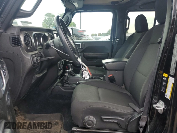 2022 Jeep Wrangler Unlimited Willys with VIN 1C4HJXDN4NW130060, listed as a Copart auction lot 58539485 with 39,930 mi miles and Salvage title. Bid and sale history available at DreamBid. Image 7.