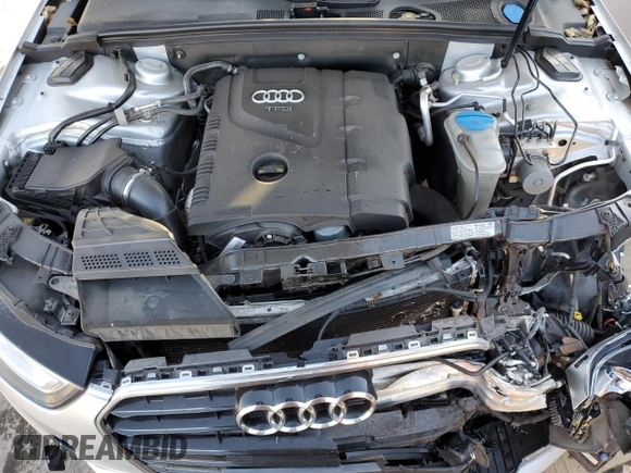 2014 Audi A4 Premium with VIN WAUAFAFL4EN030507, listed as a Copart auction lot 83457514 with 0 mi miles and Salvage Title. Bid and sale history available at carsss.com. Image 12.