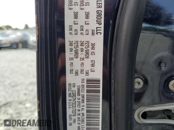 2012 Ram 1500 Sport with VIN 1C6RD7HT5CS172270, listed as a Copart auction lot 61381345 with 224,639 mi miles and Salvage title. Bid and sale history available at DreamBid. Image 12.