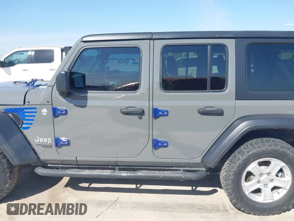2020 Jeep Wrangler Unlimited Sport S z VIN 1C4HJXDN3LW337617, wystawiony jako IAAI lot #42022340 z przebiegiem 48 201 mil mil oraz . Historia ofert i sprzedaży dostępna na DreamBid. Obrazek 15.