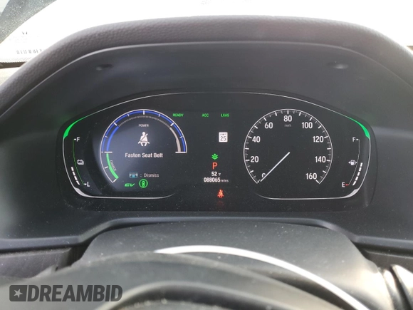 2020 Honda Accord EX-L with VIN 1HGCV3F5XLA010702, listed as a Copart auction lot 46658805 with 88,065 mi miles and Salvage title. Bid and sale history available at DreamBid. Image 9.