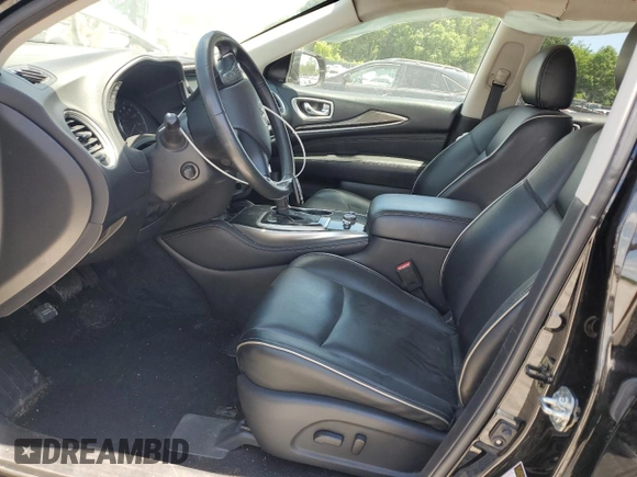 2019 Infiniti QX60 Luxe with VIN 5N1DL0MM7KC558754, listed as a Copart auction lot 58297695 with 83,375 mi miles and Salvage title. Bid and sale history available at DreamBid. Image 7.