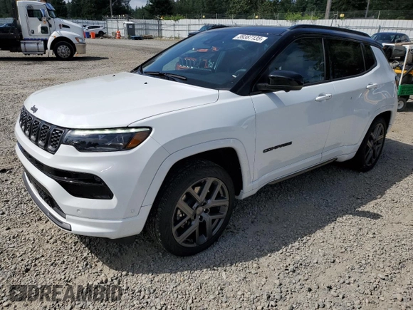 2024 Jeep Compass Limited with VIN 3C4NJDCN2RT135322, listed as a Copart auction lot 59387135 with 3,403 mi miles and Salvage title. Bid and sale history available at DreamBid. Image 1.