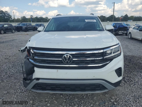2022 Volkswagen Atlas 2.0T SE with VIN 1V2DP2CA5NC550196, listed as a Copart auction lot 72036934 with 66,495 mi miles and Salvage Title. Bid and sale history available at carsss.com. Image 5.