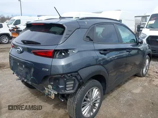 2019 Hyundai Kona SEL with VIN KM8K2CAA5KU352381, listed as a IAAI auction lot 41740117 with 57,044 mi miles and . Bid and sale history available at DreamBid. Image 4.