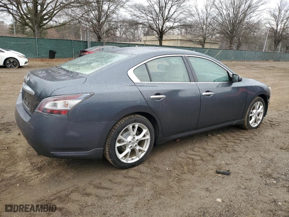 2013 Nissan Maxima 3.5 S with VIN 1N4AA5AP4DC815872, listed as a Copart auction lot 46594755 with 202,045 mi miles and Salvage Title. Bid and sale history available at carsss.com. Image 3.