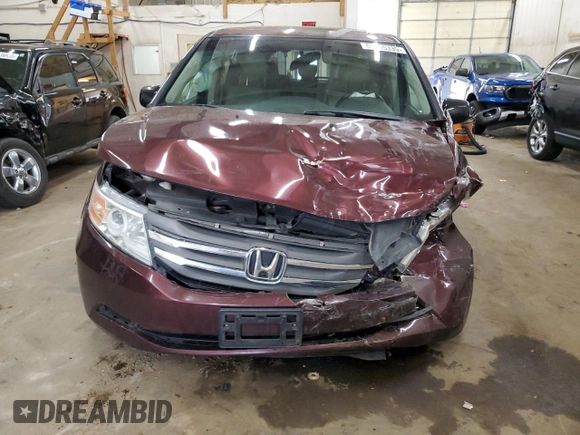 2012 Honda Odyssey EX-L with VIN 5FNRL5H62CB060551, listed as a Copart auction lot 53795335 with 138,026 mi miles and Salvage Title. Bid and sale history available at DreamBid. Image 5.