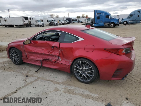 2017 Lexus RC 350 with VIN JTHHE5BCXH5017331, listed as a Copart auction lot 45052195 with 112,648 mi miles and Salvage title. Bid and sale history available at DreamBid. Image 2.