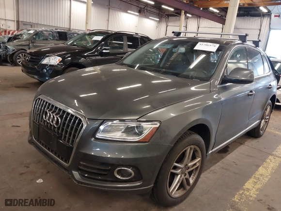 2017 Audi Q5 Premium Plus with VIN WA1L2AFPXHA001657, listed as a IAAI auction lot 41706978 with 78,148 mi miles. Bid and sale history available at carsss.com. Image 17.