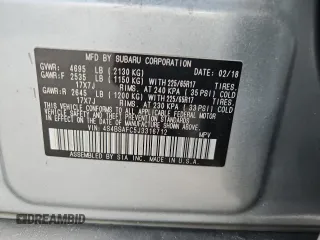 2018 Subaru Outback Premium with VIN 4S4BSAFC5J3316712, listed as a Copart auction lot 65372955 with 133,141 mi miles and Clean title. Bid and sale history available at DreamBid. Image 13.