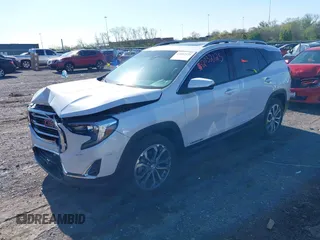 2020 GMC Terrain SLT with VIN 3GKALPEV7LL146609, listed as a IAAI auction lot 42032125 with 48,178 mi miles. Bid and sale history available at carsss.com. Image 2.