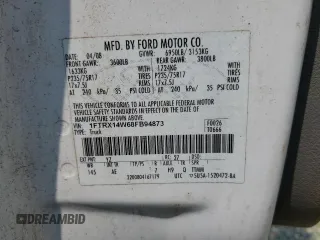 2008 Ford F-150 STX z VIN 1FTRX14W68FB94873, wystawiony jako Copart lot #58972095 z przebiegiem 257 876 mil mil oraz Szkoda całkowita • Salvage title. Historia ofert i sprzedaży dostępna na DreamBid. Obrazek 12.
