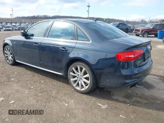 2014 Audi A4 Premium with VIN WAUAFAFL8EN036200, listed as a IAAI auction lot 41644783 with 194,626 mi miles. Bid and sale history available at carsss.com. Image 3.