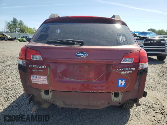 2011 Subaru Outback 2.5i with VIN 4S4BRBAC3B3310031, listed as a Copart auction lot 55672955 with 163,843 mi miles and Salvage title. Bid and sale history available at DreamBid. Image 6.