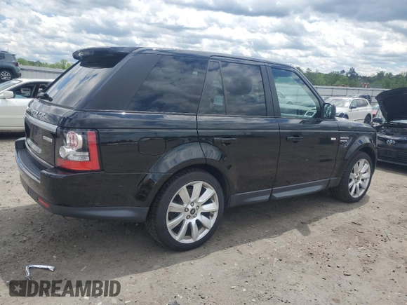 2013 Land Rover Range Rover Sport HSE Lux with VIN SALSK2D42DA780605, listed as a Copart auction lot 55903635 with 88,413 mi miles and Clean Title. Bid and sale history available at DreamBid. Image 3.