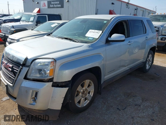 2012 GMC Terrain SLE-1 with VIN 2GKALMEK1C6355241, listed as a IAAI auction lot 42345392 with 163,690 mi miles and . Bid and sale history available at DreamBid. Image 6.