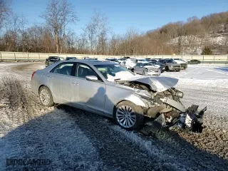 2018 Cadillac CTS Sedan Luxury RWD with VIN 1G6AR5SX7J0154825, listed as a Copart auction lot 88575675 with 0 mi miles and Salvage Title. Bid and sale history available at carsss.com. Image 10.