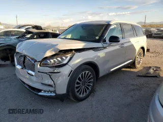 2020 Lincoln Aviator Reserve z VIN 5LM5J7WC7LGL03620, wystawiony jako Copart lot #88768515 z przebiegiem 45 137 mil mil oraz Szkoda całkowita • Salvage title. Historia ofert i sprzedaży dostępna na DreamBid. Obrazek 1.