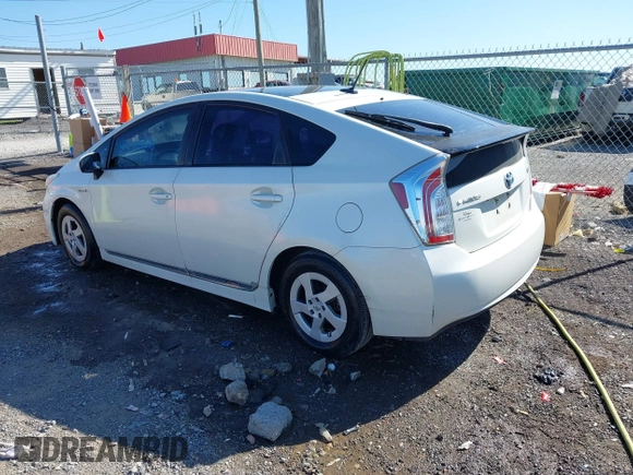 2012 Toyota Prius One with VIN JTDKN3DUXC1568215, listed as a IAAI auction lot 42058528 with 121,488 mi miles and . Bid and sale history available at DreamBid. Image 3.