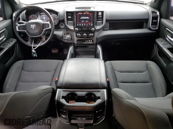 2021 Ram 1500 Big Horn with VIN 1C6RRFFGXMN590468, listed as a Copart auction lot 61042615 with 44,518 mi miles and Salvage title. Bid and sale history available at DreamBid. Image 8.