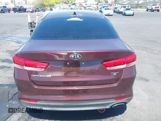 2018 Kia Optima LX with VIN 5XXGT4L36JG179485, listed as a IAAI auction lot 42100805 with 90,165 mi miles. Bid and sale history available at carsss.com. Image 16.