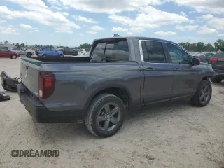 2022 Honda Ridgeline RTL z VIN 5FPYK3F51NB013101, wystawiony jako Copart lot #56360865 z przebiegiem 14 945 mil mil oraz Szkoda całkowita • Salvage title. Historia ofert i sprzedaży dostępna na DreamBid. Obrazek 3.