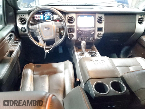 2017 Ford Expedition XLT with VIN 1FMJU1JT7HEA27861, listed as a Copart auction lot 63461285 with 149,393 mi miles and Salvage title. Bid and sale history available at DreamBid. Image 8.